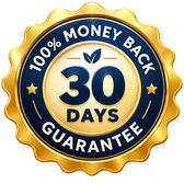 30 day money back guarantee seal